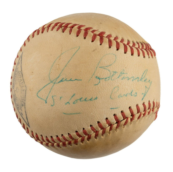 The Finest Jim Bottomley Single Signed Baseball JSA COA