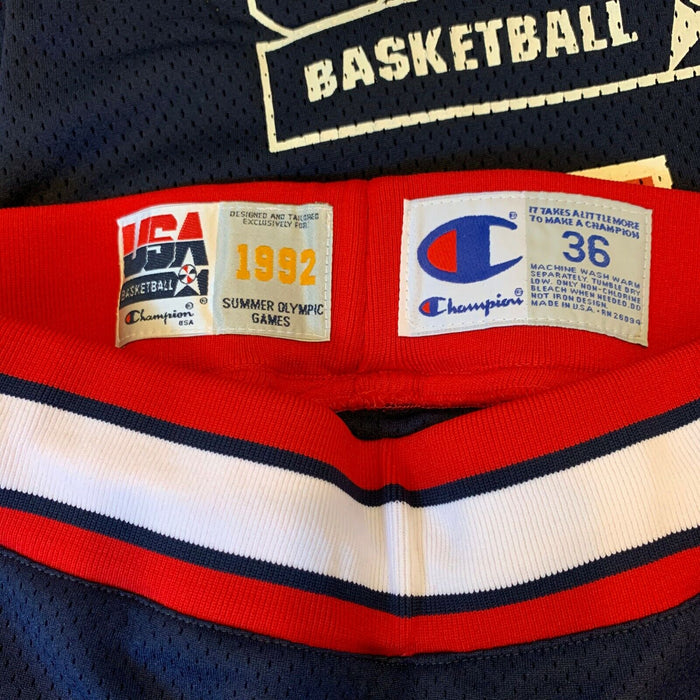 Christian Laettner Game Used Signed 1992 Olympics Team USA Uniform Jersey JSA