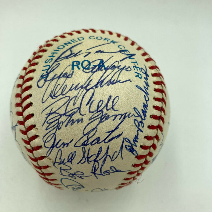 1961 New York Yankees World Series Champs Team Signed Baseball Mickey Mantle JSA