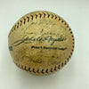 1928 Brooklyn Dodgers Team Signed Baseball Dazzy Vance Max Carey Bancroft JSA