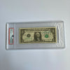 Frank Gifford Signed Autographed $1 One Dollar Bill PSA DNA COA NFL