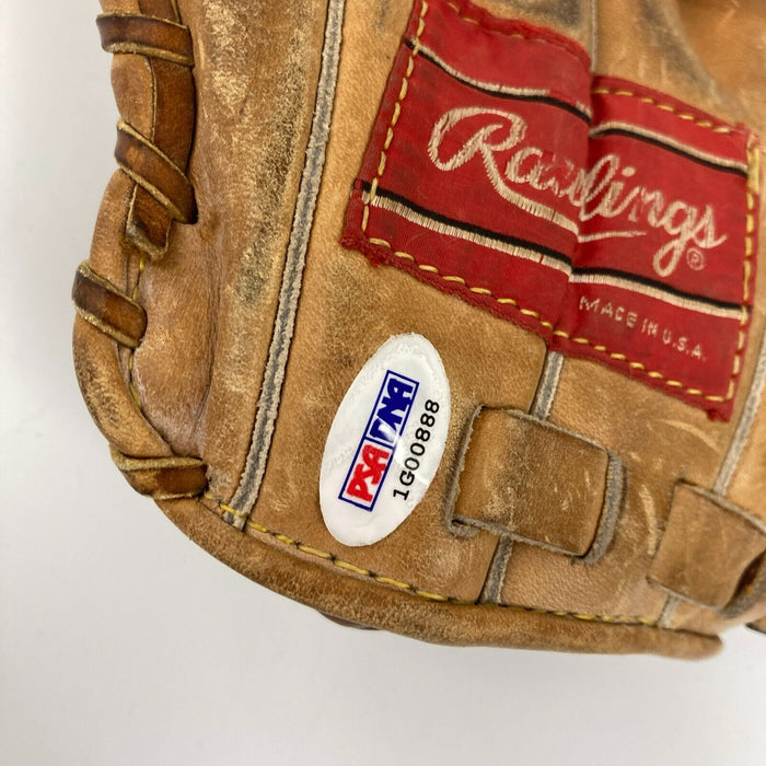 1973 Freddie Patek Signed Game Used Rawlings Baseball Glove PSA DNA COA