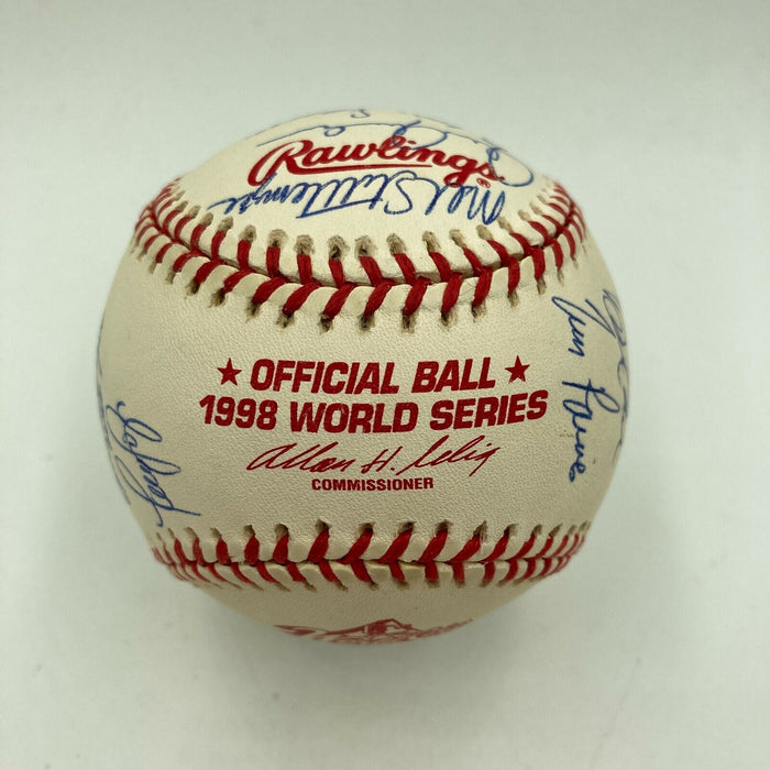 1998 New York Yankees World Series Champs Team Signed W.S. Baseball With JSA COA
