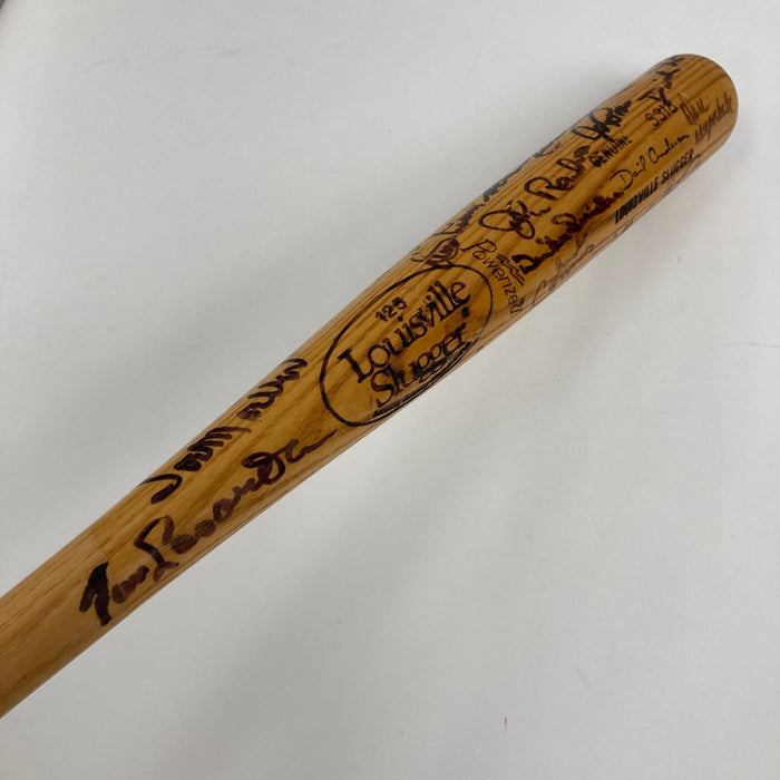 Sandy Koufax Don Drysdale Brooklyn Dodgers HOF Legends Multi Signed Bat Beckett