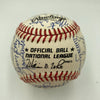 Hall Of Fame Multi Signed Baseball 30 Sigs Ernie Banks Mike Schmidt  JSA COA
