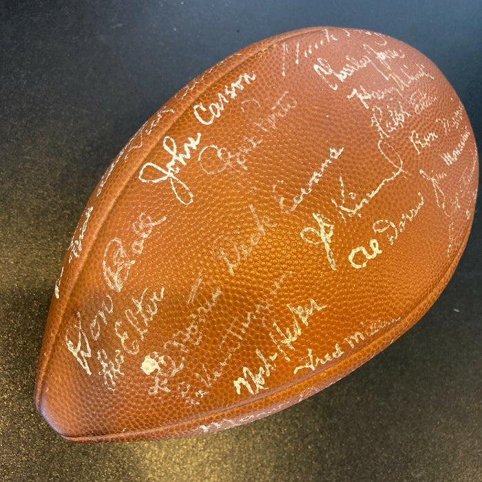 Beautiful 1955 Washington Redskins Team Signed Wilson The Duke Football PSA DNA