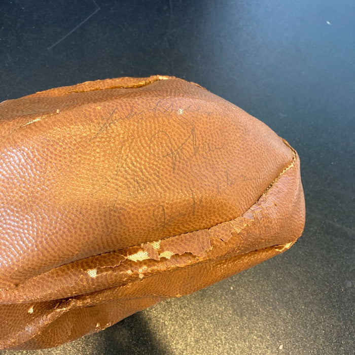 1951-52 Philadelphia Warriors Team Signed Wilson Game Basketball Auto JSA COA