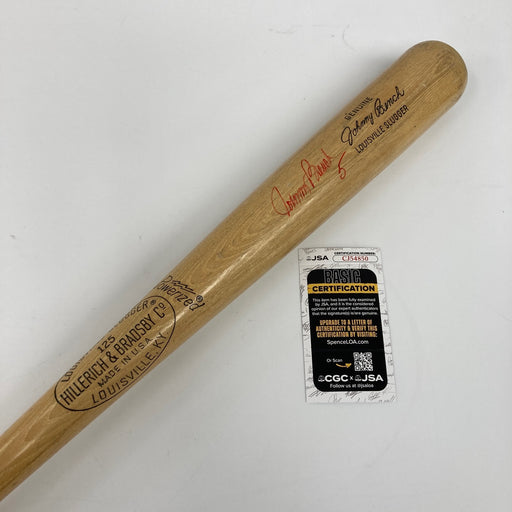 Johnny Bench Signed Louisville Slugger Game Model Baseball Bat JSA COA