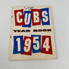 Ernie Banks Signed 1954 Chicago Cubs Yearbook JSA COA