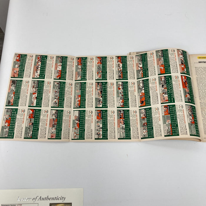 Eddie Mathews Signed 1954 Sports Illustrated First Issue JSA COA