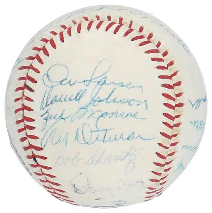 1958 New York Yankees WS Champs Team Signed Baseball Collection 33 Balls PSA JSA