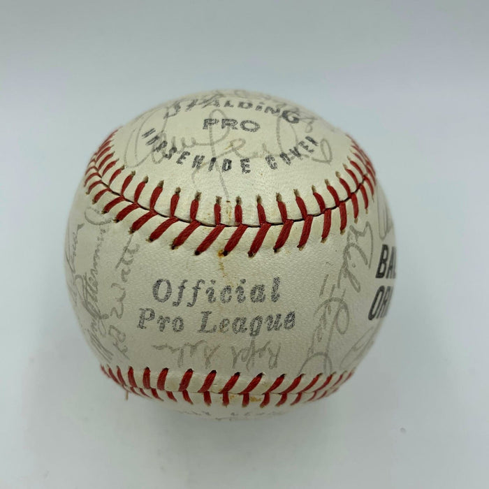 1969 Baltimore Orioles American League Champs Team Signed Baseball JSA COA