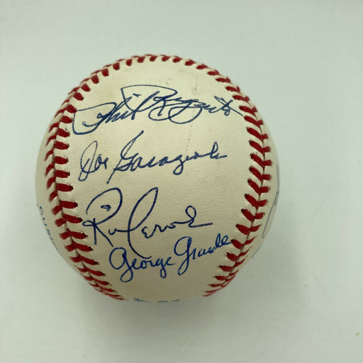 NY Yankees Legendary Announcers Signed Baseball Mel Allen John Sterling JSA COA