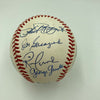 NY Yankees Legendary Announcers Signed Baseball Mel Allen John Sterling JSA COA