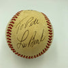 Lou Brock Signed Vintage National League Feeney Baseball JSA COA
