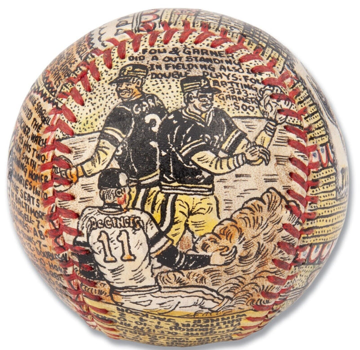 Stunning 1979 Pittsburgh Pirates World Series Champs George Sosnak Art Baseball