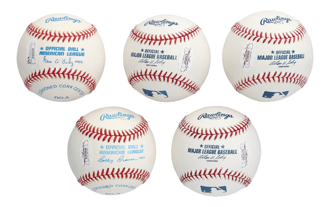 1950 New York Yankees WS Champs Team Signed Baseball Collection 35 Balls JSA COA