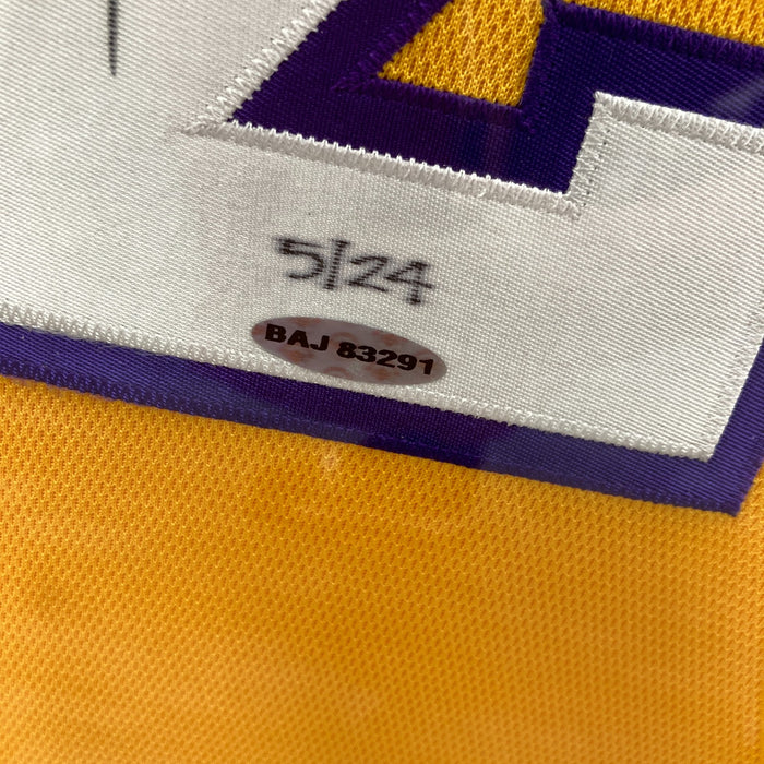 Kobe Bryant "CARPE DIEM" Signed Inscribed Los Angeles Lakers Jersey JSA UDA 5/24