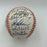 2002 Anaheim Angels World Series Champs Team Signed W.S. Baseball With JSA COA