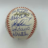 2002 Anaheim Angels World Series Champs Team Signed W.S. Baseball With JSA COA