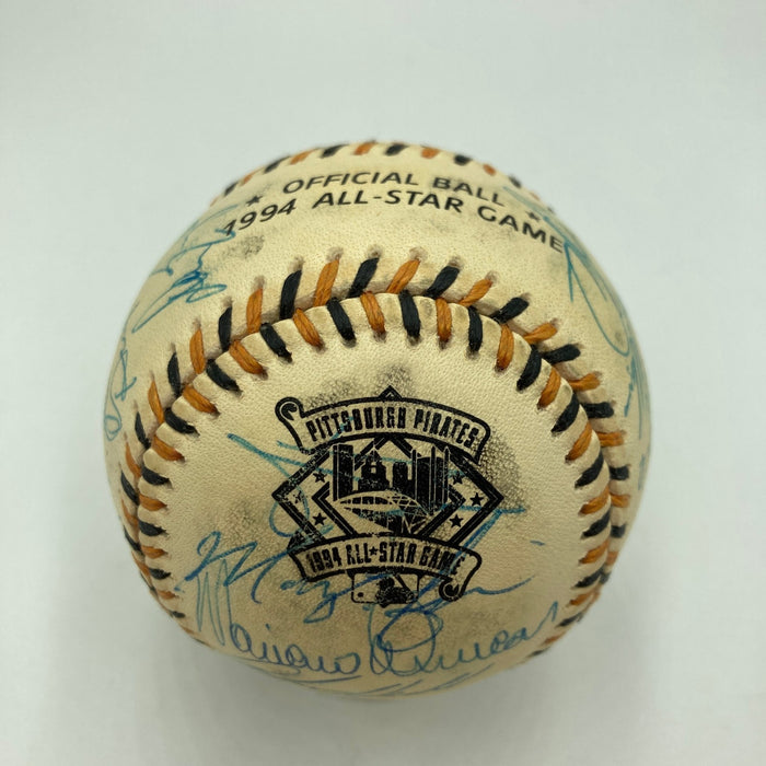 1994 All Star Game National League Team Signed Baseball Barry Bonds PSA DNA COA