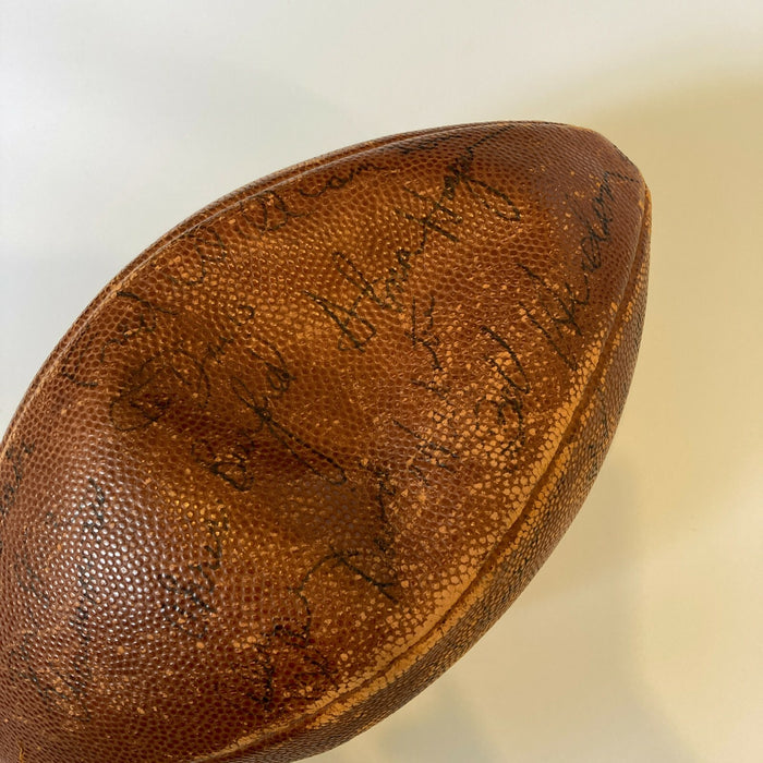 1962 All Star Game AFL Team Signed Game Used Football Al Davis Jack Kemp JSA COA