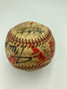 Willie Mays Hank Aaron Sandy Koufax Hall Of Fame Multi Signed Baseball 31 JSA