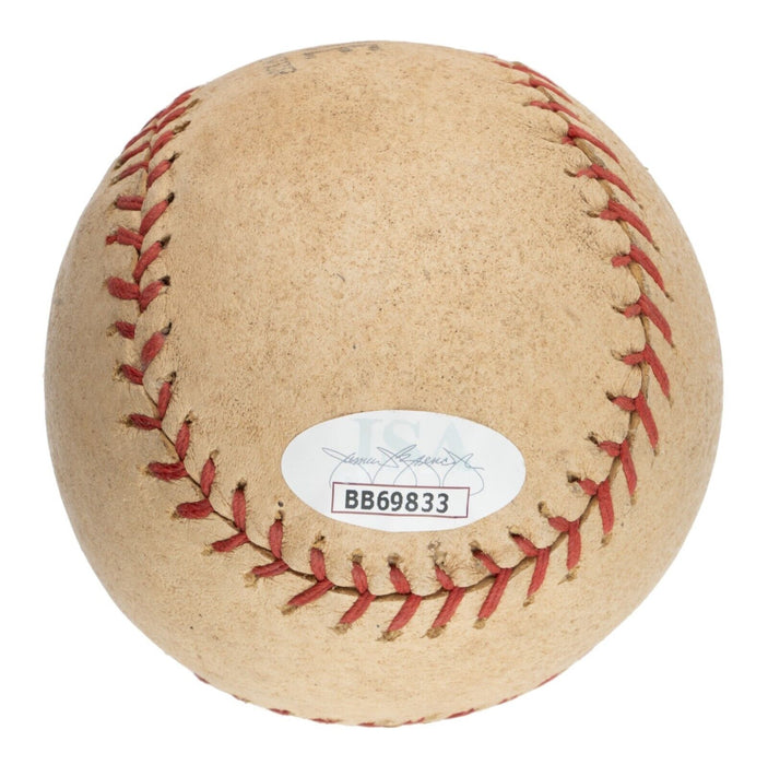 Satchel Paige Single Signed Autographed Baseball JSA COA