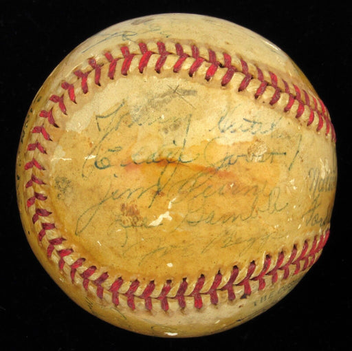 1940 Cincinnati Reds World Series Champs Team Signed Baseball JSA COA