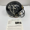 1995 Atlanta Falcons Team Signed Eric Metcalf Game Used Helmet JSA COA