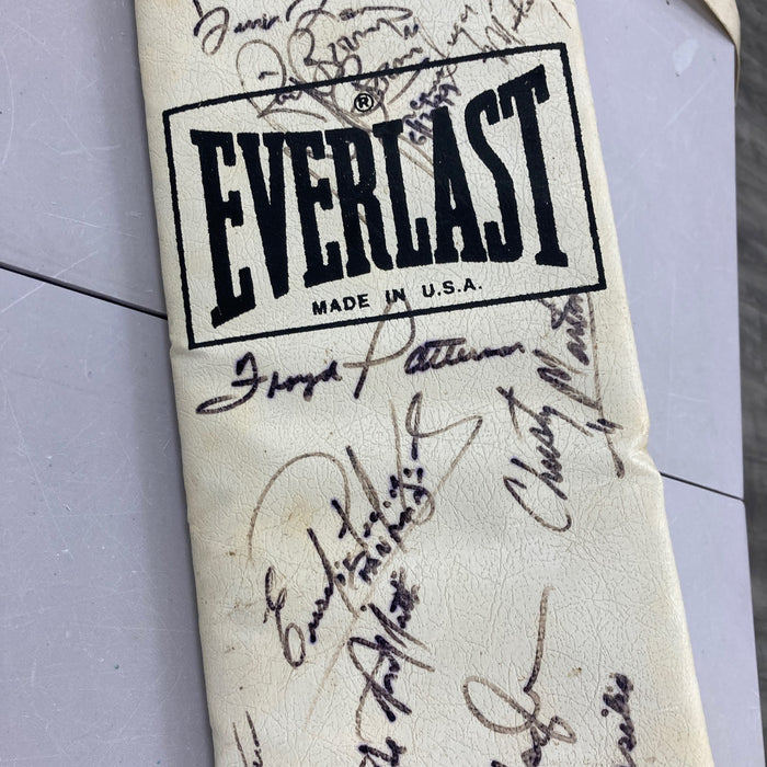 Boxing Legends Signed Post Joe Frazier Sugar Ray Leonard Floyd Patterson JSA