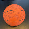 1981-82 Louisville Cardinals Elite 8 Team Signed Basketball 15 Sigs JSA COA