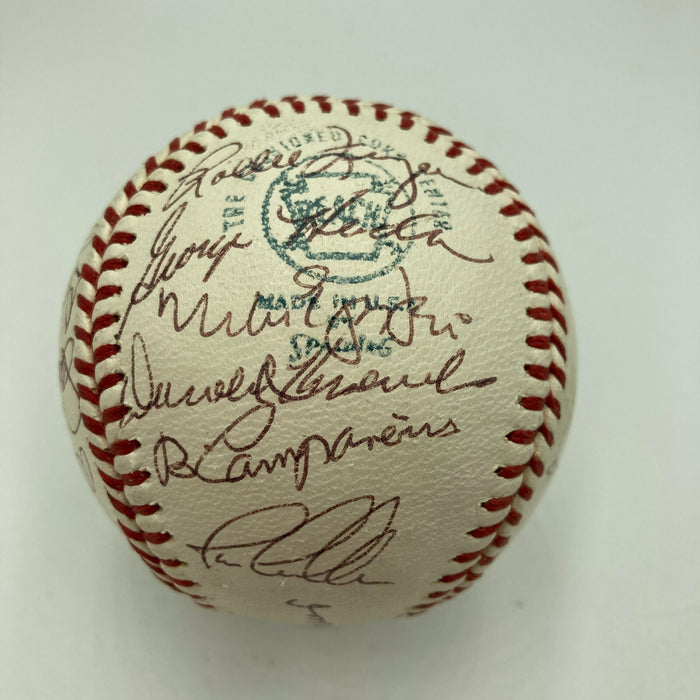 1972 Oakland A's Athletics World Series Champs Team Signed Baseball JSA COA