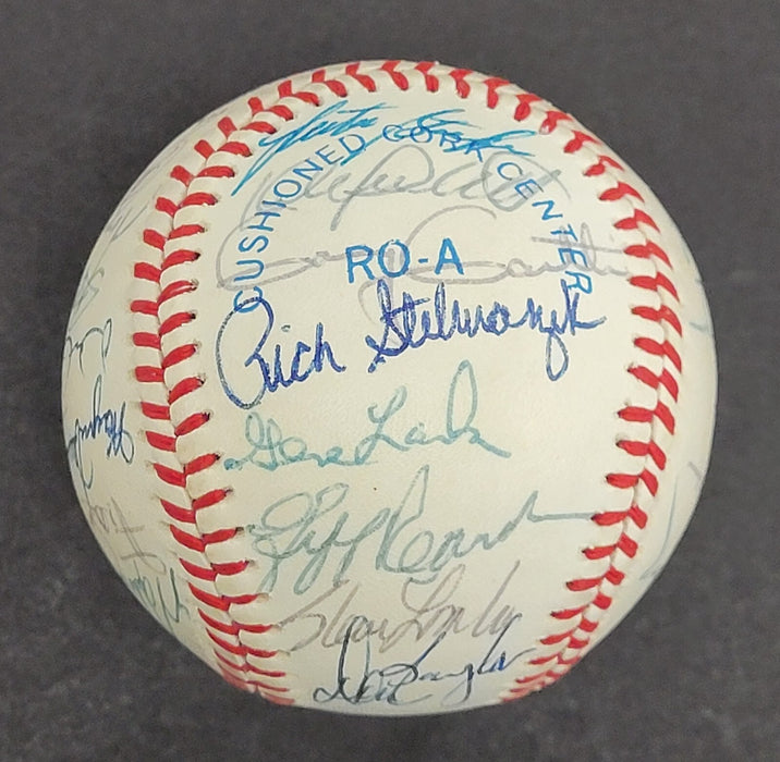 1987 Minnesota Twins World Series Champs Team Signed W.S. Baseball Beckett COA