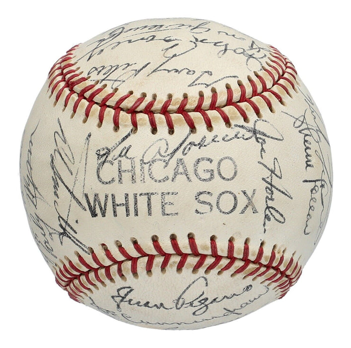 1962 Chicago White Sox Team-Signed Baseball Nellie Fox JSA COA