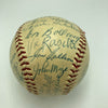1953 New York Yankees World Series Champs Team Signed Baseball Mickey Mantle JSA
