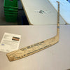 1986 NHL All Star Game Team Signed Large Hockey Stick Mario Lemieux JSA COA