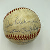 1966 World Series Game Used Baseball Signed By Umpires Orioles VS Dodgers JSA
