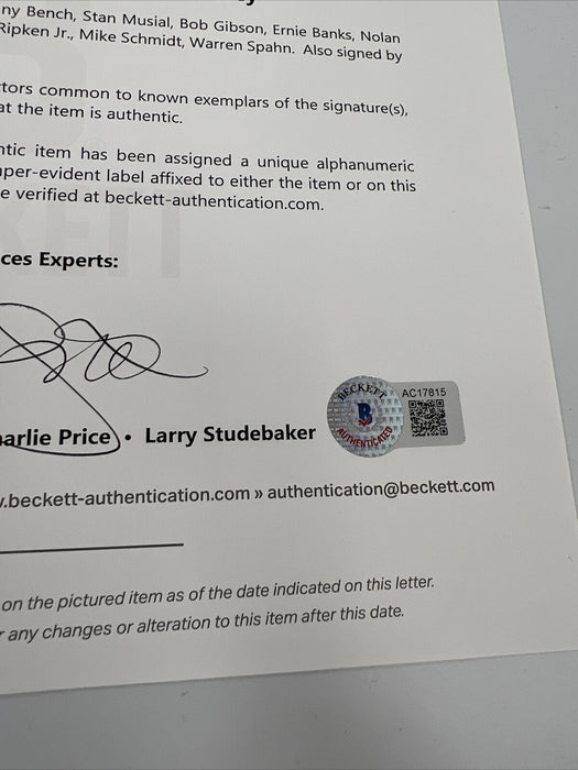 Beautiful All Century Team Signed Jersey 16 Sigs With Ted Williams PSA DNA