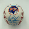 Vintage 1986 New York Mets World Series Champs Team Signed Baseball JSA COA