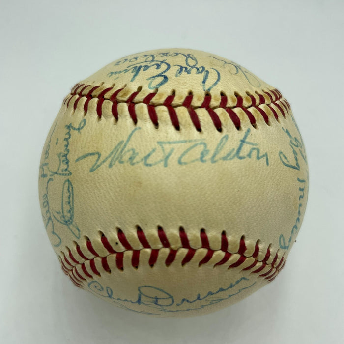 1959 Los Angeles Dodgers World Series Champs Team Signed Baseball Koufax Beckett