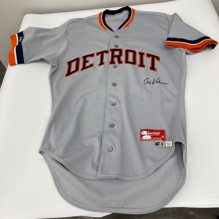 Al Kaline Signed Rawlings Detroit Tigers Game Model Jersey JSA COA