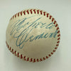 Beautiful Roberto Clemente Single Signed Baseball PSA DNA Graded Mint 8