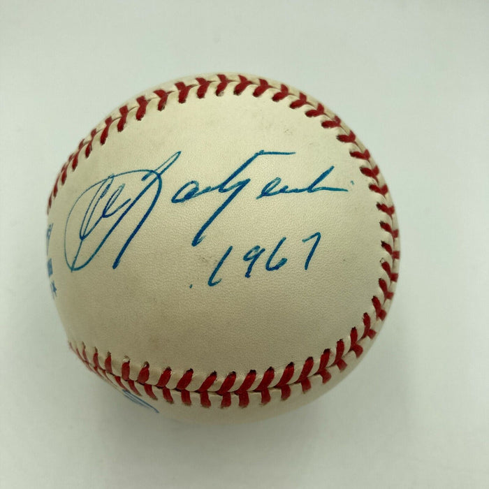 The Finest Mickey Mantle Ted Williams Triple Crown Signed Inscribed Baseball JSA