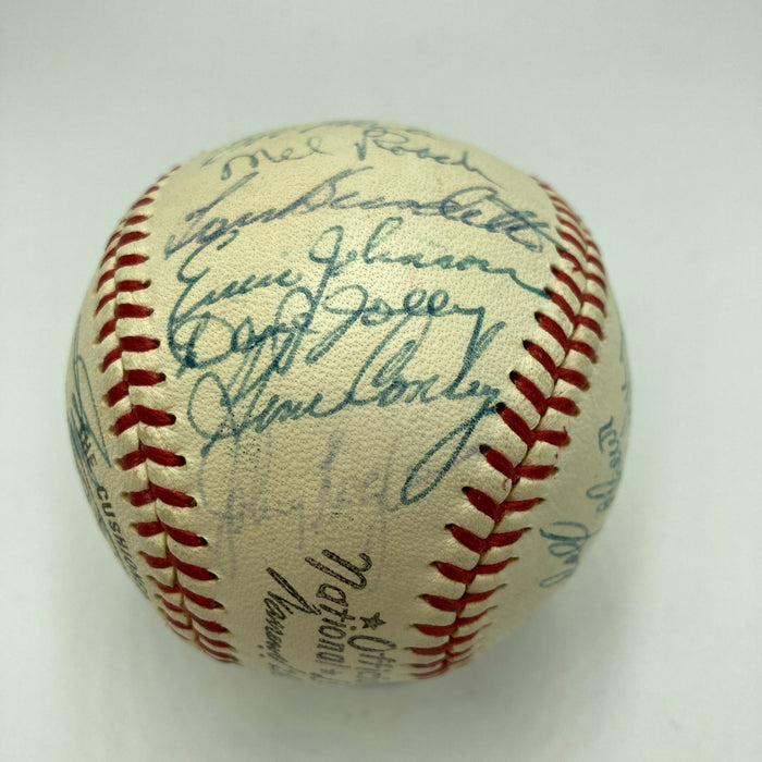 1957 Milwaukee Braves World Series Champs Team Signed Baseball PSA DNA & Beckett