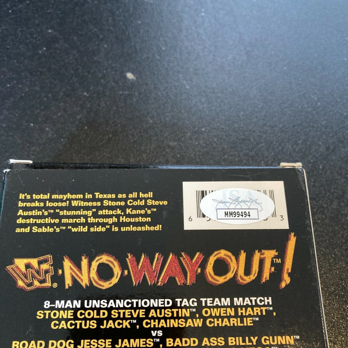 Kane Signed No Way Out WF Wrestling VHS Movie JSA COA