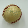 1952 World Series Game Used Baseball Signed By Umpires Yankees Dodgers JSA COA