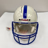 Johnny Unitas Colts Legends Signed Full Size Authentic Riddell Helmet Beckett