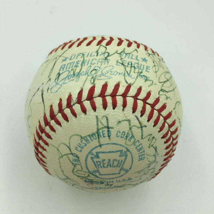 Rare 1970 Chicago Bears NFL Team Signed American League Baseball 25 Sigs JSA COA
