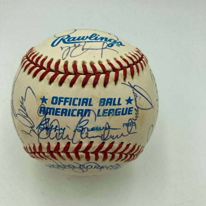 1994 Baltimore Orioles Team Signed Baseball Cal Ripken Jr. JSA COA
